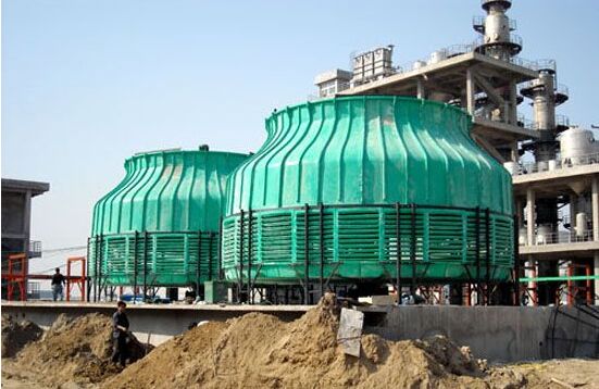 冷卻塔安裝現(xiàn)場